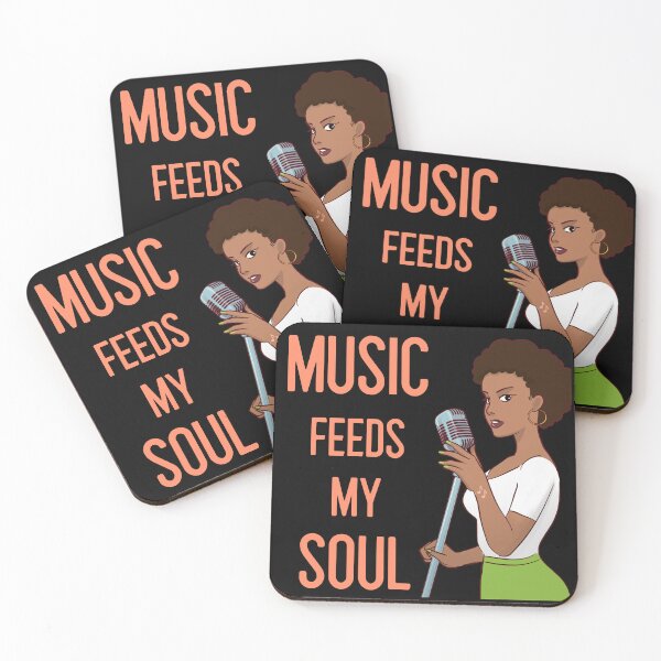 Item preview, Music Feeds My Soul For Music Lovers  designed and sold by Studioapartment.