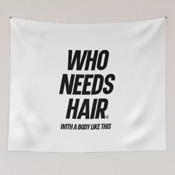 Item preview, Who Needs Hair With A Body Like This Bald Dad designed and sold by Uppercase Tees.