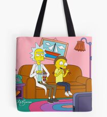 Yellow Rick Living Room Tote Bag