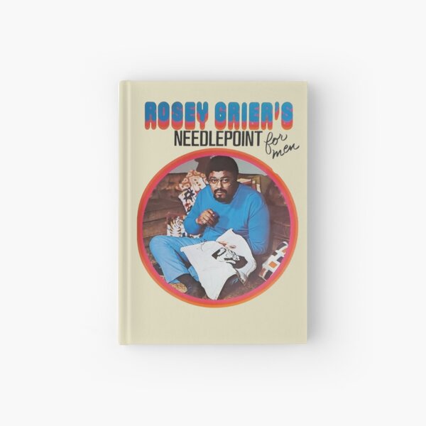 Rosey Grier's Needlepoint for Men Vintage Book Cover (1973) Hardcover Journal