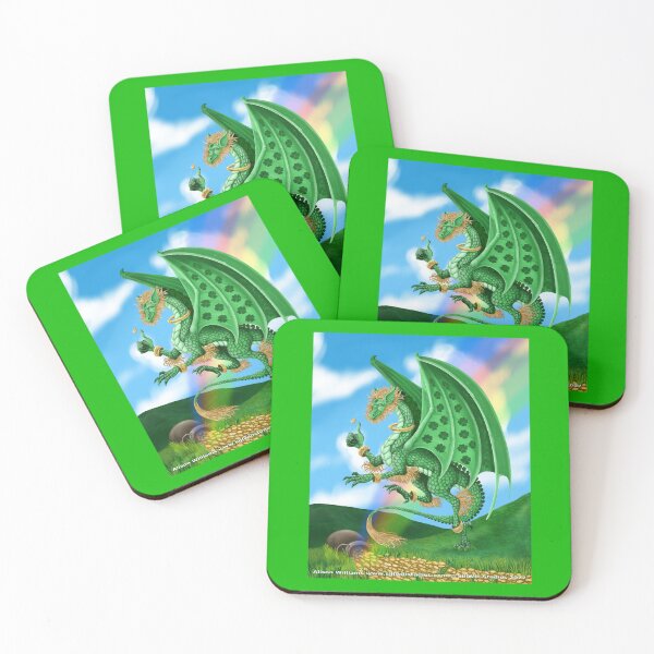 Item preview, Lucky the St. Patrick's Day Dragon designed and sold by SillWillStudios.