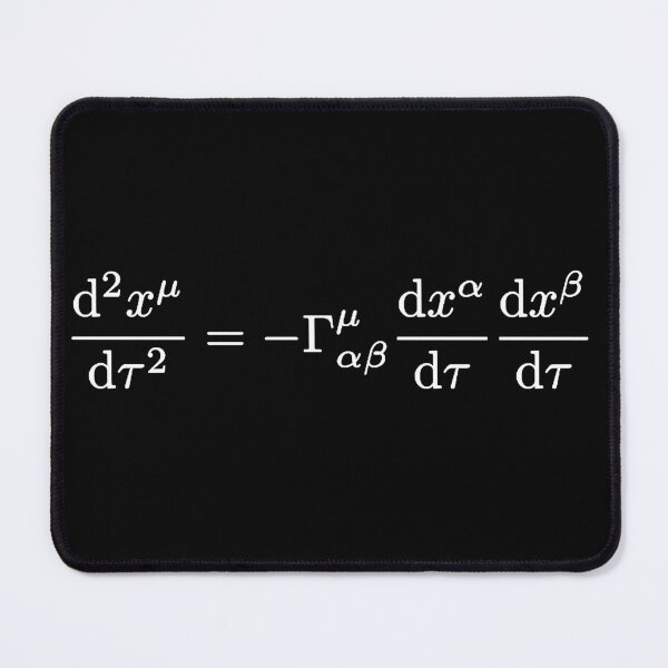 Item preview, Geodesic equation, differential geometry and structure of spacetime dark version designed and sold by NoetherSym.