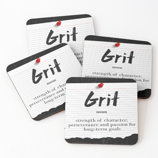 Item preview, Grit Noun Motivational Grit Grit Quote Perseverance Passion Inspiration designed and sold by SuccessHunters.