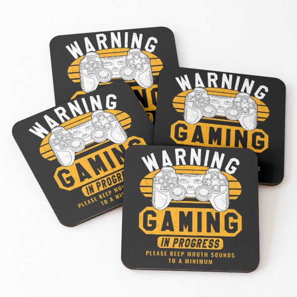 Item preview, Warning gaming in progress designed and sold by VictorL Designs.