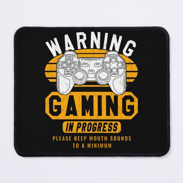 Item preview, Warning gaming in progress designed and sold by VictorL Designs.