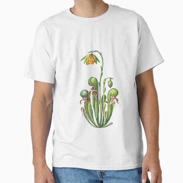 Item preview, Kopie von Cobra Lily Darlingtonia Californica Apparel Botanical Drawing Pitcher Plant designed and sold by Carnivorous  Plant Club ⭐⭐⭐⭐⭐.