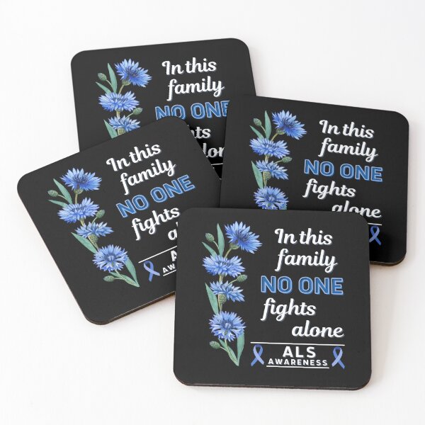 Item preview, ALS awareness - In this family no one fights alone designed and sold by pixxart.