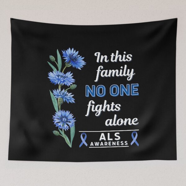 Item preview, ALS awareness - In this family no one fights alone designed and sold by pixxart.