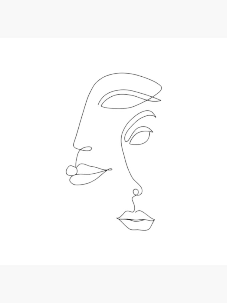 one-line-drawing-poster-for-sale-by-aminashop1-redbubble