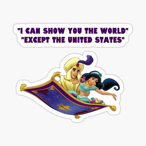 Muslim Ban: Aladdin Sticker