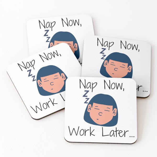 Item preview, Nap now, Work later Girls version 1 designed and sold by madraso.