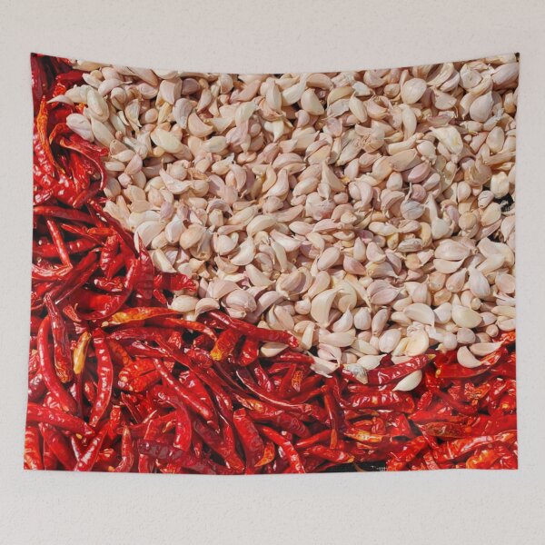 Item preview, Bright red chilli and garlic - photo spices designed and sold by vibeno1.
