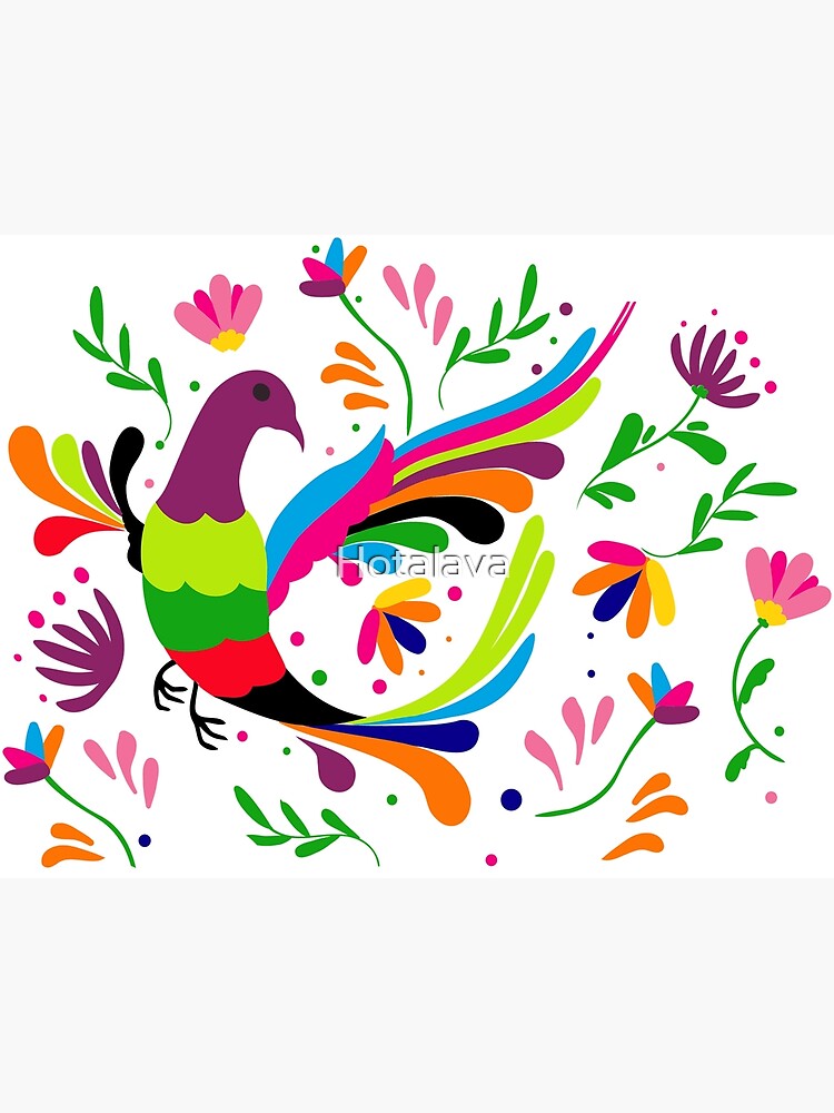 Mexican Otomi Flower T-shirt Design Vector Download