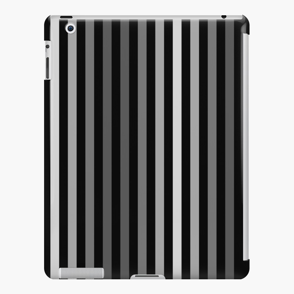 gray-scale-vertical-lines-black-background-2022-ipad-case-skin-by