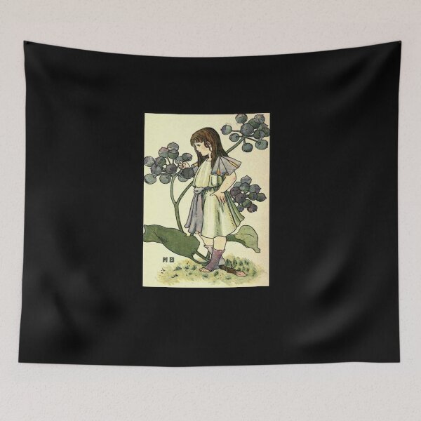 Item preview, Vintage Flower Girl, Ivy- 1901 Book Illustration designed and sold by MountMercantile.