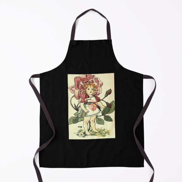 Item preview, Vintage Flower Girl, Rose- 1901 Book Illustration designed and sold by MountMercantile.