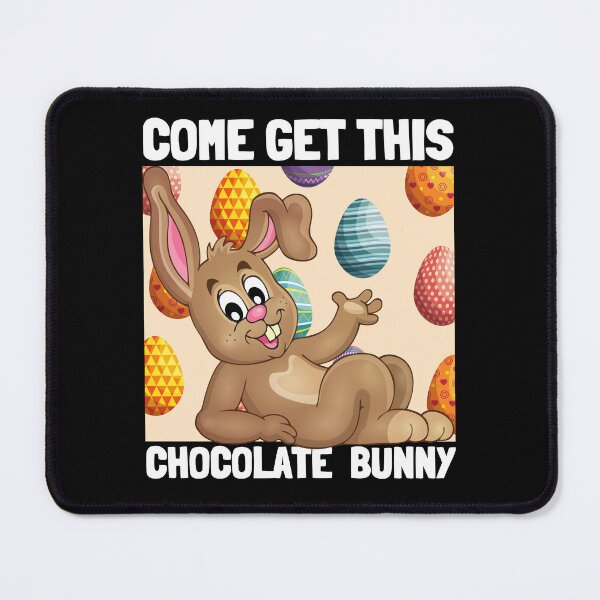 Item preview, Flirty Easter Bunny With Eggs Easter Pun/ Funny Easter designed and sold by Designs By YL.