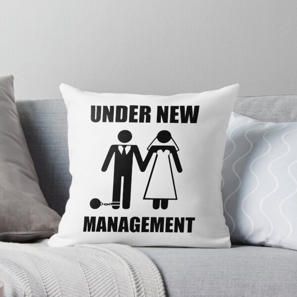 Item preview, Just Married, Under New Management designed and sold by TheShirtYurt.