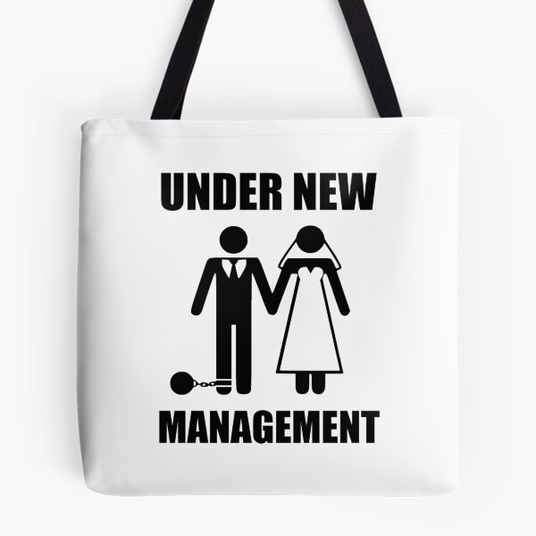 Item preview, Just Married, Under New Management designed and sold by TheShirtYurt.