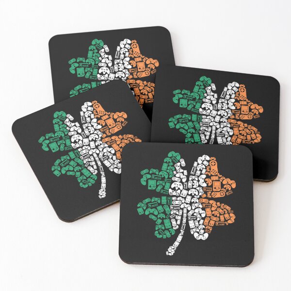 Item preview, Video Game Irish St Patrick's Day Gamerchaun Clover designed and sold by Koi-Art.