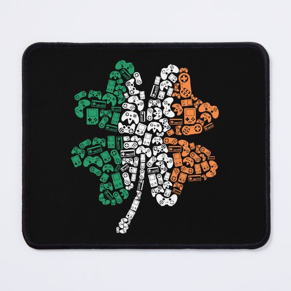 Item preview, Video Game Irish St Patrick's Day Gamerchaun Clover designed and sold by Koi-Art.