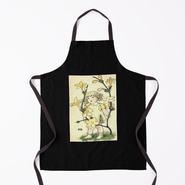 Item preview, Vintage Flower Girl, Winter Jasmine- 1901 Book Illustration designed and sold by MountMercantile.