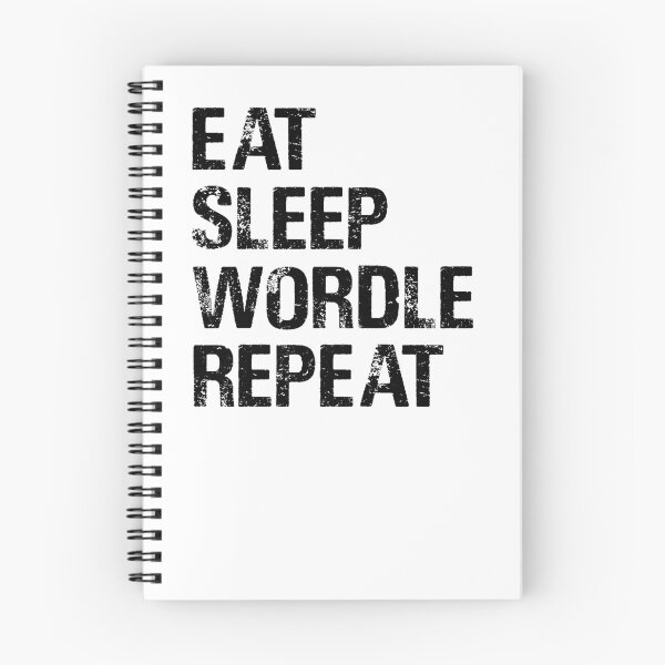 Item preview, EAT SLEEP WORDLE REPEAT designed and sold by Sadil.