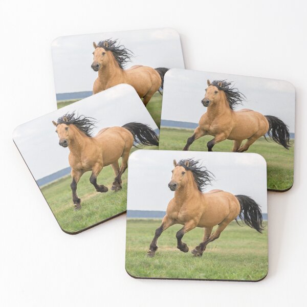 Item preview, Wild Horse Running in a Field near Ocean, Horse Lovers Gift designed and sold by LGMmugsdesign.