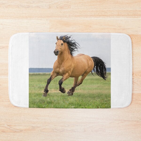 Item preview, Wild Horse Running in a Field near Ocean, Horse Lovers Gift designed and sold by LGMmugsdesign.