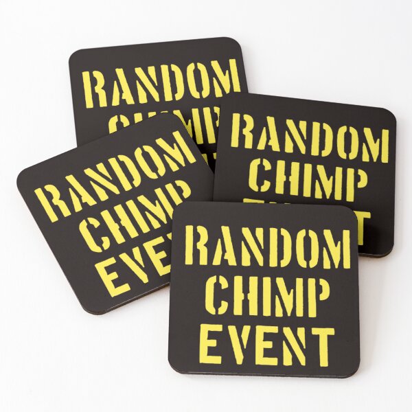 Item preview, where will you be during random chimp event designed and sold by Joseph Mizovic.