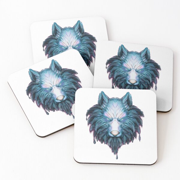 Item preview, BLUE WOLF  (white tshirts) designed and sold by StayCool3d.
