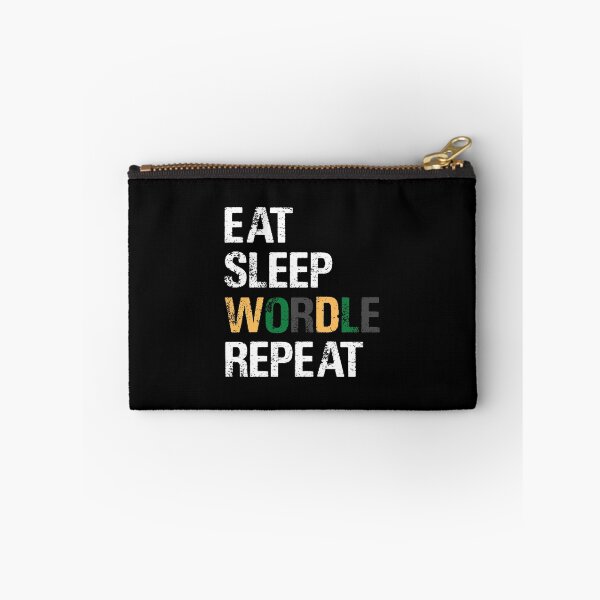 Item preview, EAT SLEEP WORDLE REPEAT designed and sold by Sadil.