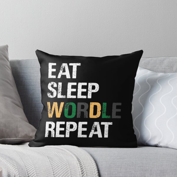 Item preview, EAT SLEEP WORDLE REPEAT designed and sold by Sadil.