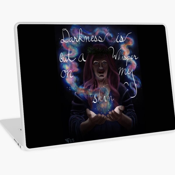 Darkness is But A Whisper  Laptop Skin