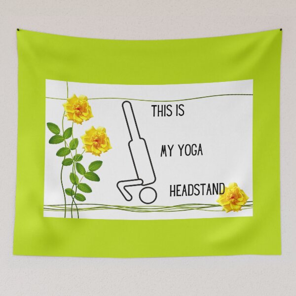 Item preview, This Is My Yoga Headstand designed and sold by SolSel ⭐⭐⭐⭐⭐.