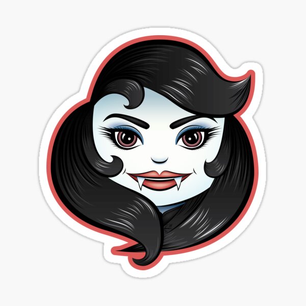 Cute Creepies: The Vampiress Sticker