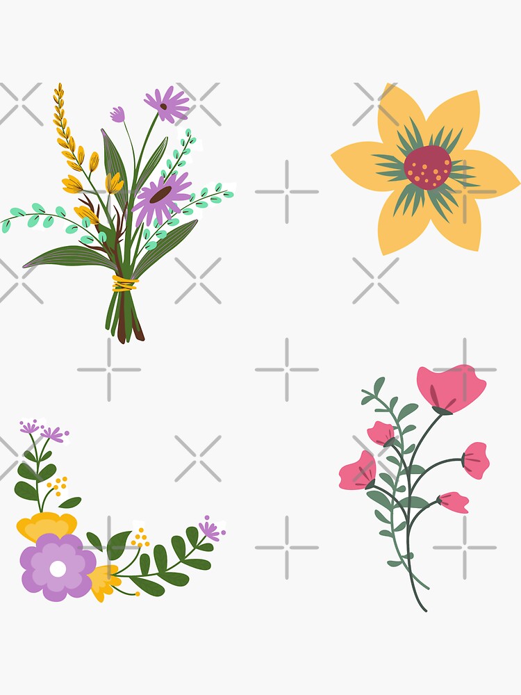 Flower Sticker Pack