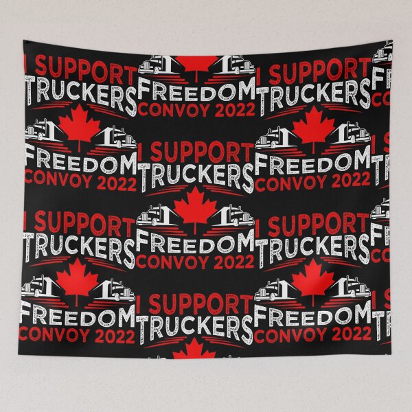 Item preview, I Support Truckers Freedom Convoy 2022 designed and sold by Rosalinde Zander.