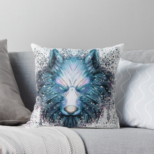 Item preview,  REVAMPED BLUE WOLF (white tshirts) designed and sold by StayCool3d.