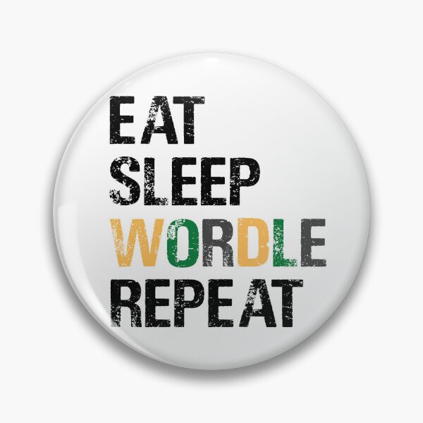 Item preview, EAT SLEEP WORDLE REPEAT designed and sold by Sadil.