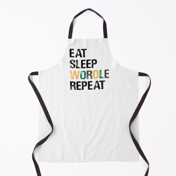 Item preview, EAT SLEEP WORDLE REPEAT designed and sold by Sadil.