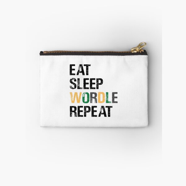 Item preview, EAT SLEEP WORDLE REPEAT designed and sold by Sadil.