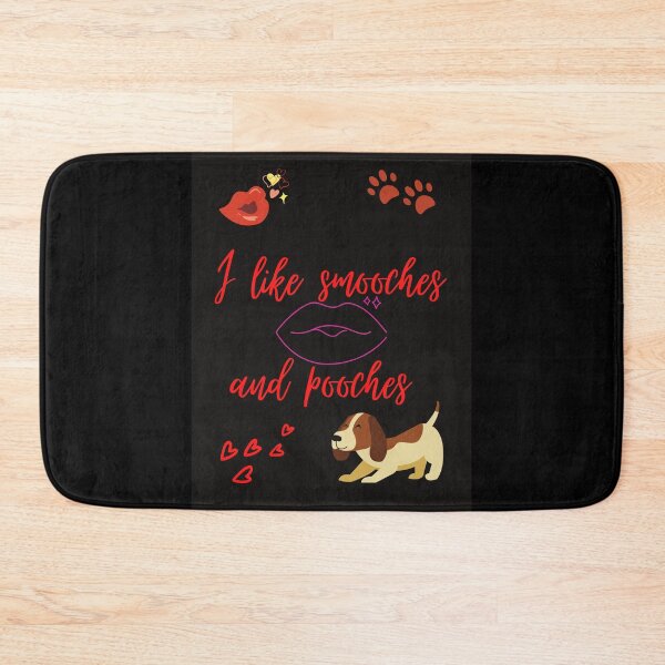 Item preview, I like smooches and pooches  designed and sold by Pugnaciousprint.