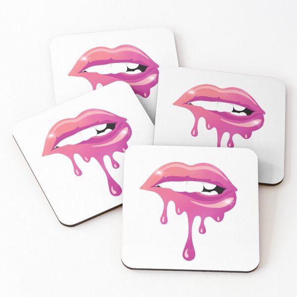 Item preview, Pink Dripping Shiny Lips designed and sold by Rianna Gurvitz.
