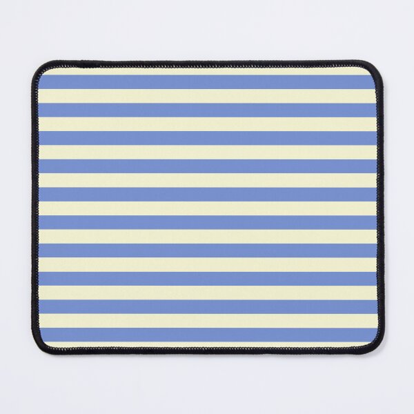 Item preview, Small DANUBE BLUE and CREAM Horizontal STRIPES designed and sold by RachelMacht.