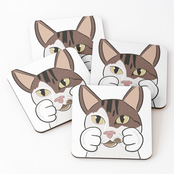 Item preview, Shy kitty cat designed and sold by Colonels  Basement.