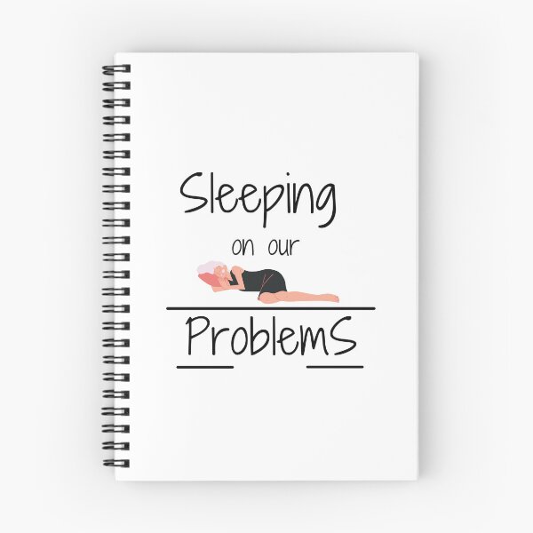 Item preview, Sleeping on our problems Girls version 1 designed and sold by madraso.