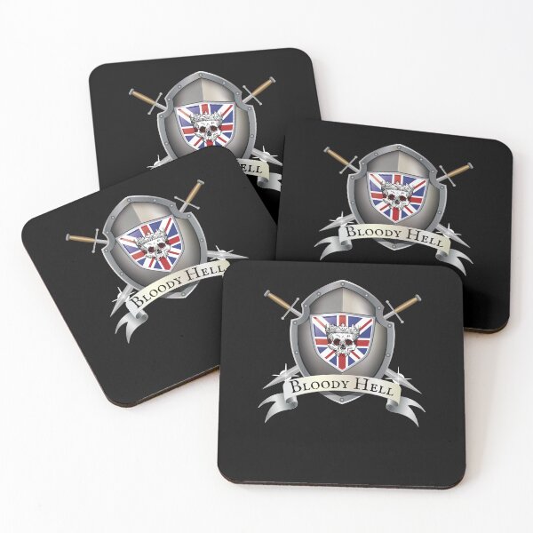 Item preview, Bloody Hell British United Kingdom Flag designed and sold by Krafty  Arts Studio.