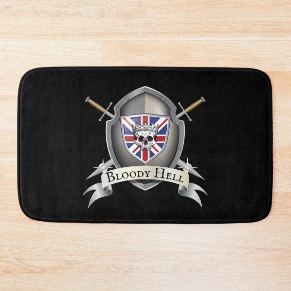 Item preview, Bloody Hell British United Kingdom Flag designed and sold by Krafty  Arts Studio.