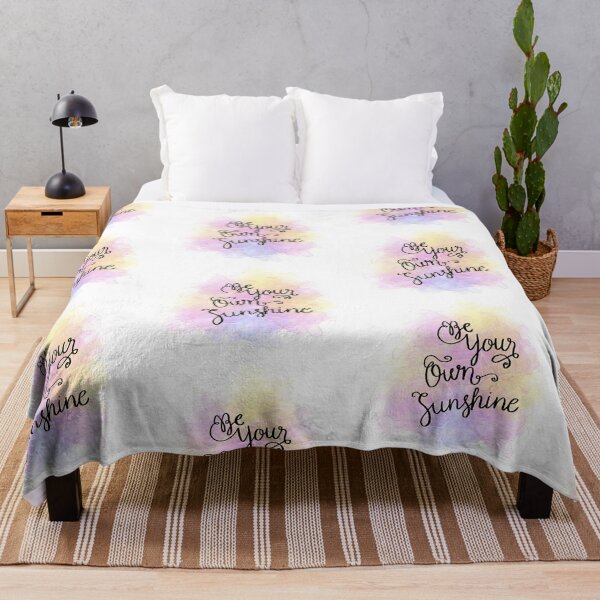 Item preview,  Be your own sunshine motivational quote designed and sold by ManifestoDesign.